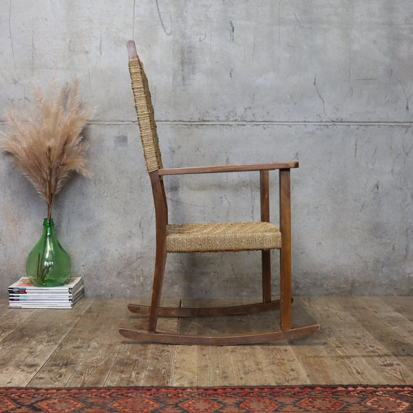 vintage_rustic_rattan_seagrass_coil_rocking_chair