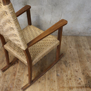 Vintage Rustic Coil Rocking Chair – 1911e