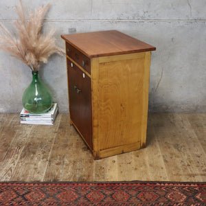 Vintage School Single Laboratory Cabinet - 2705c