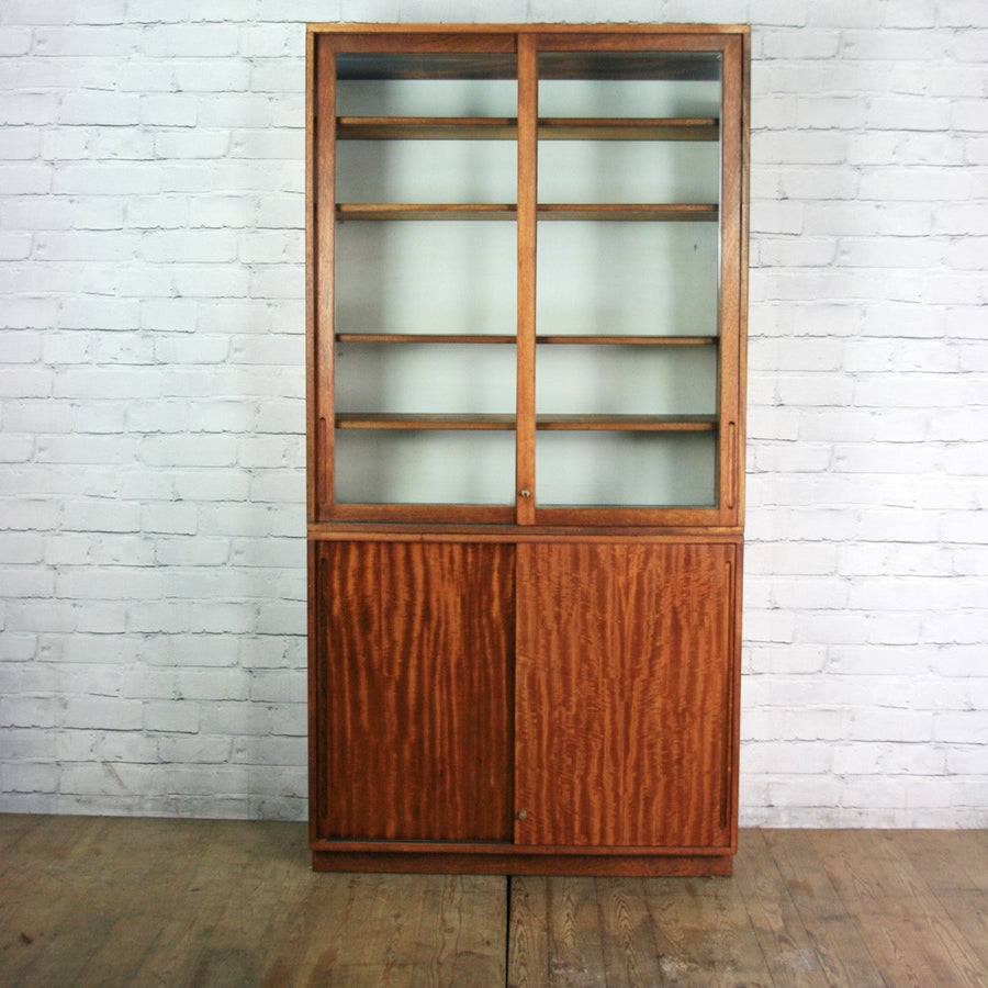 Vintage Teak School Laboratory Cabinet