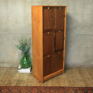 Vintage School Wooden Lockers - 0805M