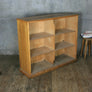 Vintage Oak Shelving Retail Display