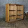 Vintage Oak Shelving Retail Display