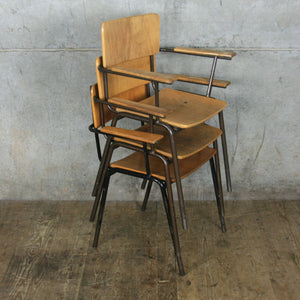X3 Vintage School Stacking / Desk Chair - ADULT SIZE