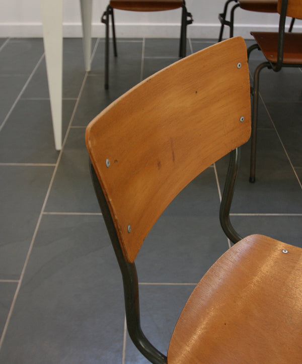 Vintage Industrial School Stacking Chairs (60+ available)