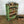 Rustic Shoe Trolley Shelving *Green*  Retail Shop Display