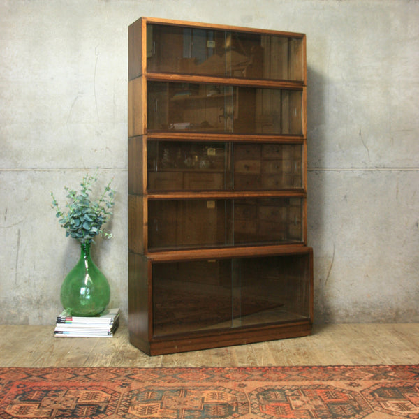 vintage_simplex_sectional_library_bookcase_display_cabinet