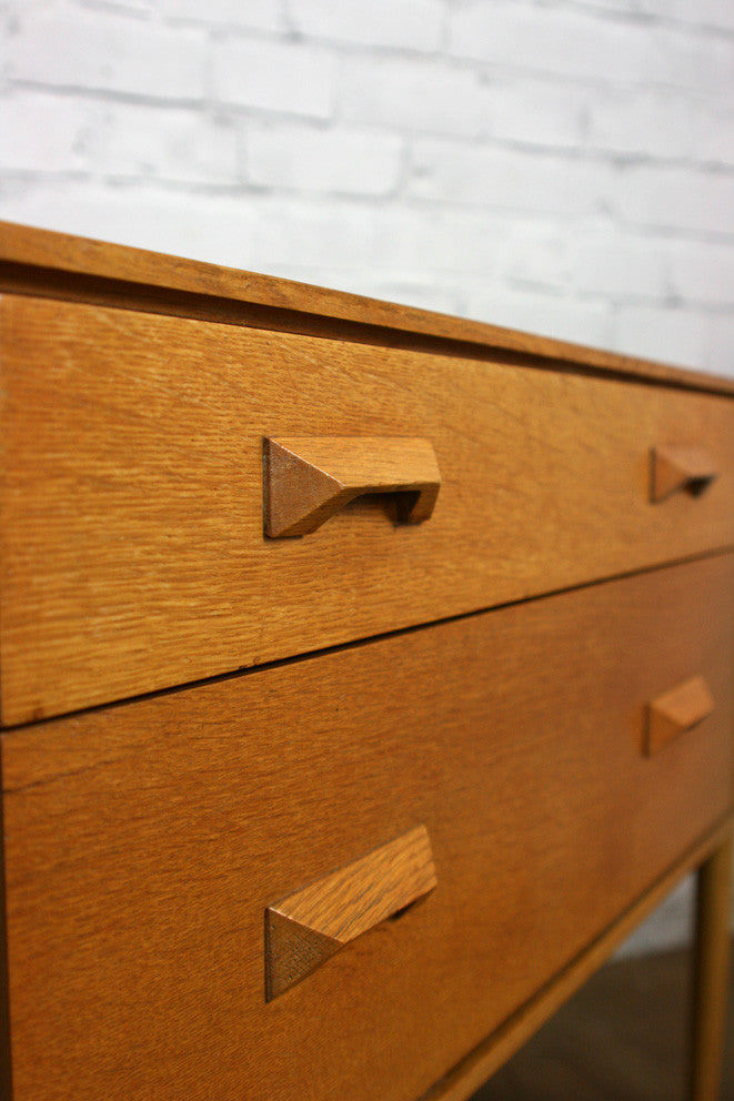 Mid Century Stag Oak Chest of Drawers