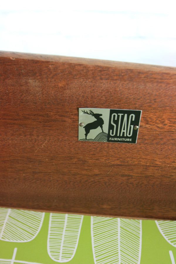 Mid Century Stag Oak Chest of Drawers