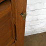 Mid Century Oak Bookcase Cabinet