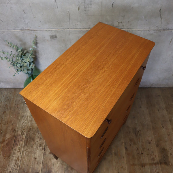 Mid Century Teak Chest of Drawers Tallboy - 2304g