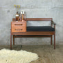 Vintage Chippy Heath Teak Telephone Seat