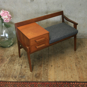 vintage_teak_chippy_heath_telephone_seat_table