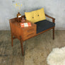 Vintage Chippy Heath Teak Telephone Seat