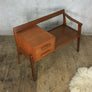 Vintage Chippy Heath Teak Telephone Seat