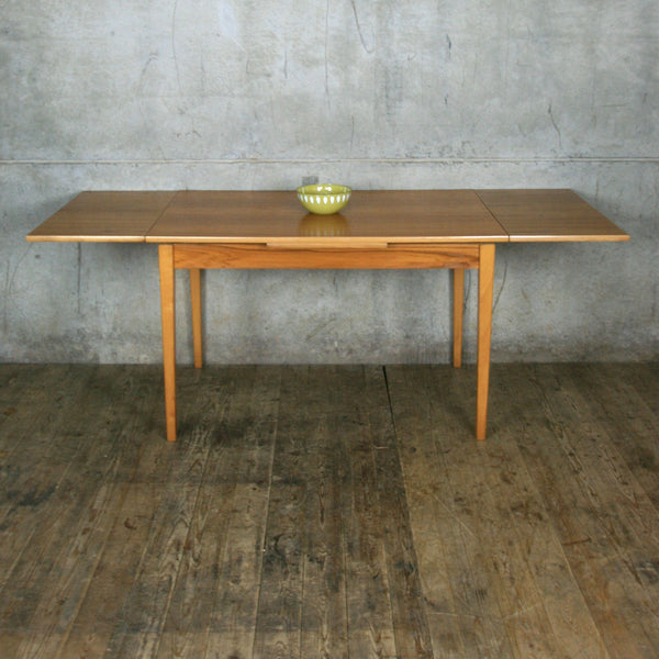 Vintage Danish Teak Extending Dining Table