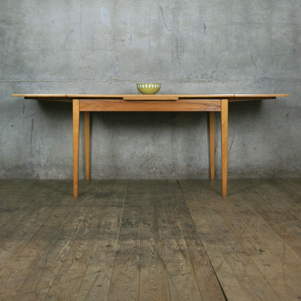 Vintage Danish Teak Extending Dining Table