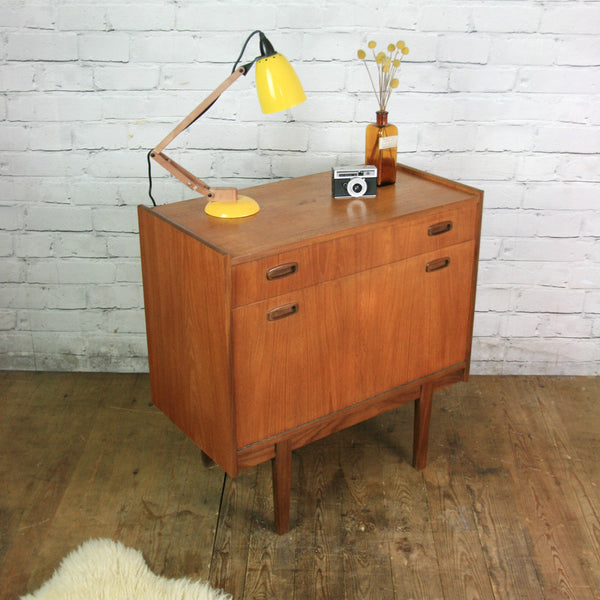 Mid Century Teak LP Vinyl Cabinet