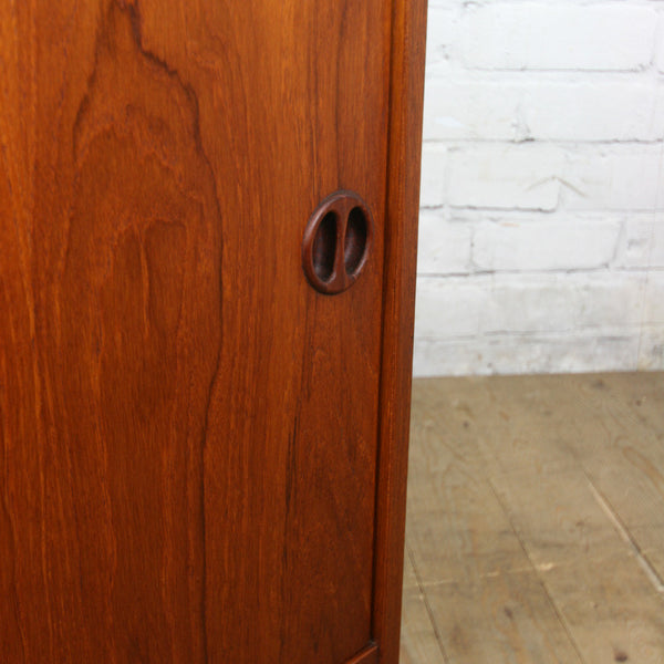 Mid Century Danish Teak Media Cabinet