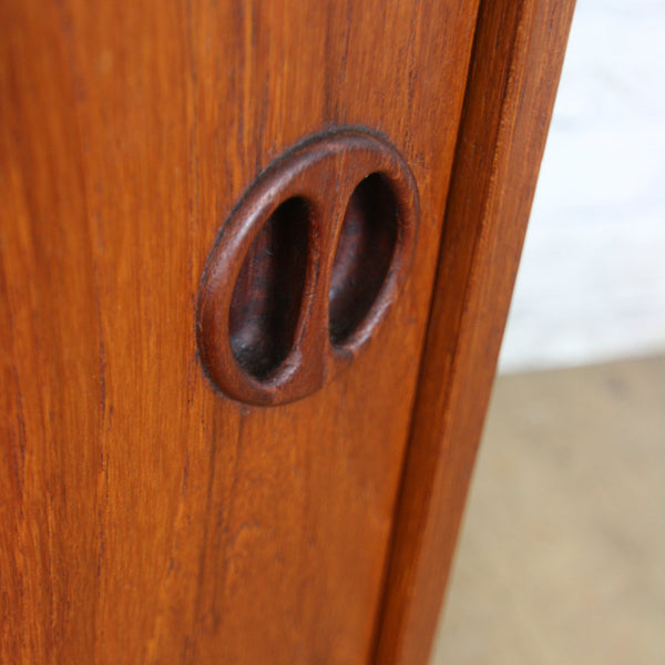 Mid Century Danish Teak Media Cabinet
