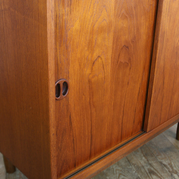 Mid Century Danish Teak Media Cabinet