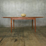 Vintage Danish Teak Extending Dining Table