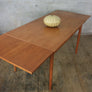 Vintage Danish Teak Extending Dining Table