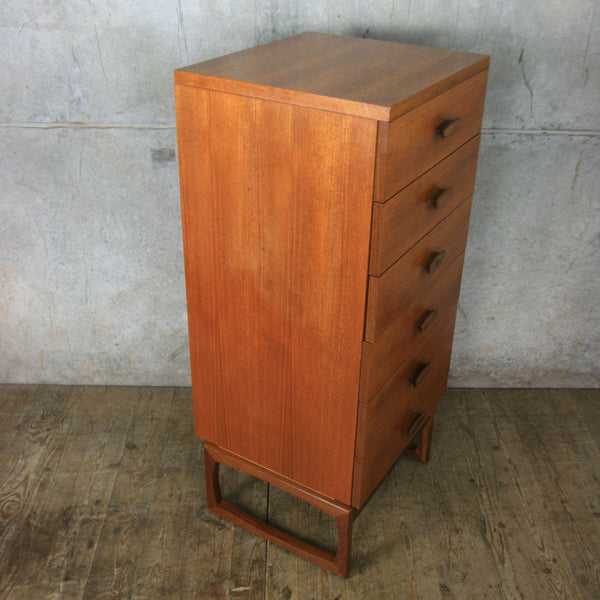 G-Plan Quadrille Teak Tallboy Chest of Drawers