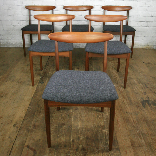 **For Jolene** Vintage Younger Fonseca Extending Dining Table & 6 x dining chairs all newly upholstered