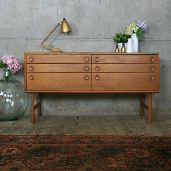 Mid Century Meredew Teak Chest of Drawers