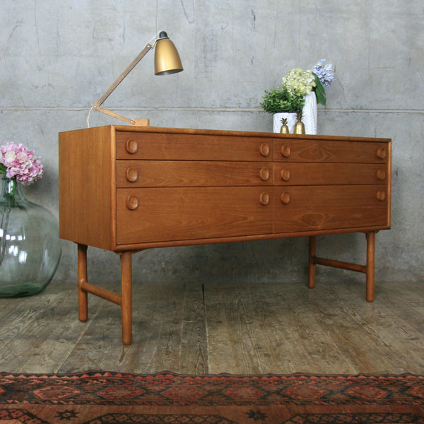 Mid Century Meredew Teak Chest of Drawers