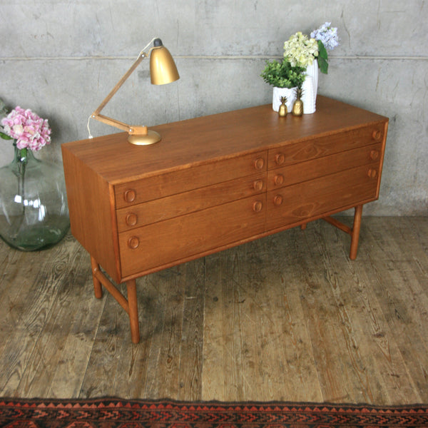 Mid Century Meredew Teak Chest of Drawers