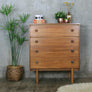 Vintage Mid Century Teak Chest of Drawers