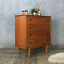 Vintage Mid Century Teak Chest of Drawers