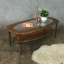 Teak Mid Century Oval Coffee Table