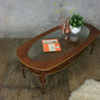 Teak Mid Century Oval Coffee Table