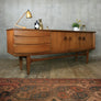 Large Vintage Teak Mid Century Sideboard