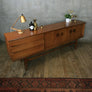 Large Vintage Teak Mid Century Sideboard