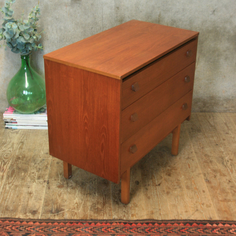 Mid Century Teak Chest of Drawers – 0502a