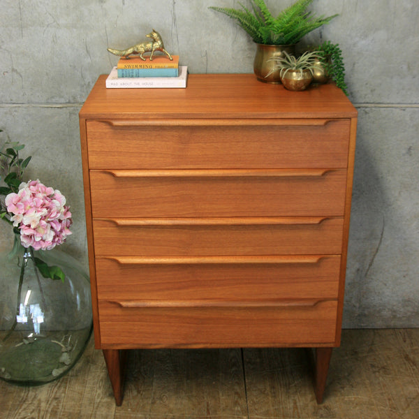 vintage_teak_mid_century_tallboy_chest_of_drawers