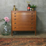 Mid Century Teak Tallboy / Chest of Drawers