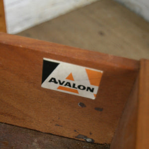 Vintage Avalon Teak Sideboard / Media Cabinet