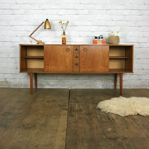 Vintage Avalon Teak Sideboard / Media Cabinet
