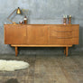 Vintage Mid Century Small Teak Sideboard