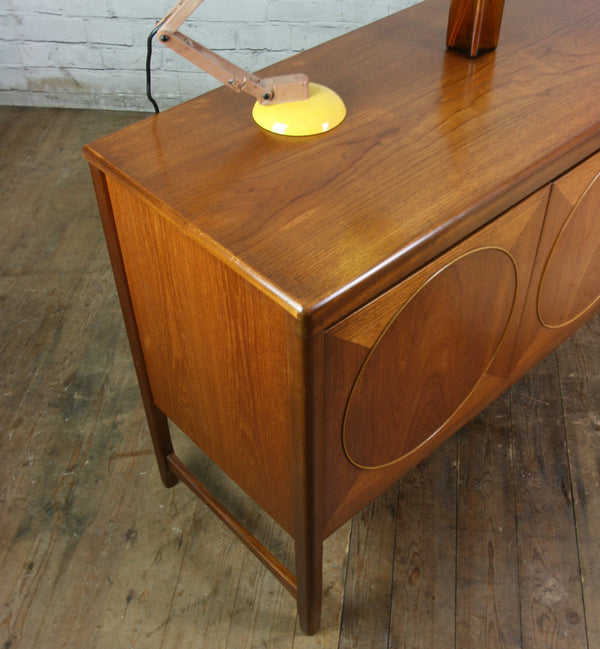 Mid Century Teak Nathan Circles Sideboard