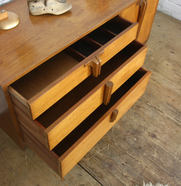 Small Mid Century Teak Sideboard