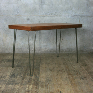 Reclaimed School Desk / Table with Hairpin Legs