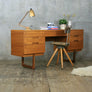 Mid Century Teak Uniflex Desk