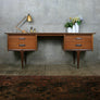 Mid Century Younger Codan Teak Desk / Dressing Table