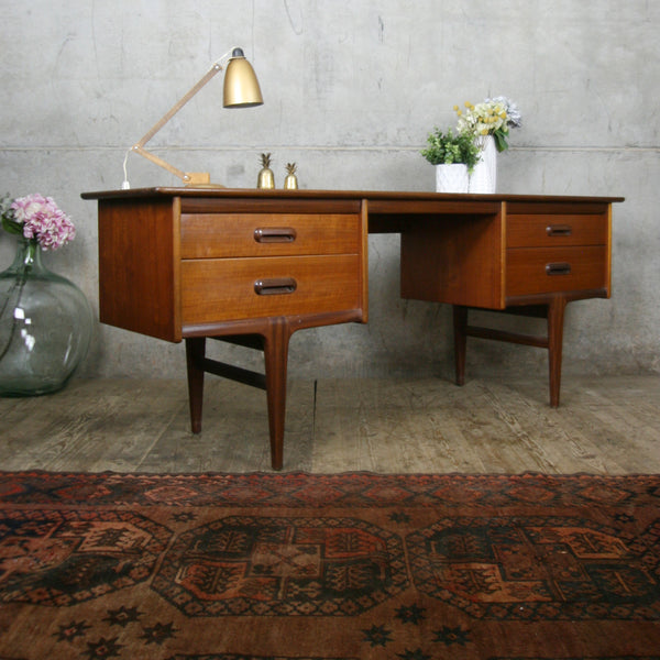 Mid Century Younger Codan Teak Desk / Dressing Table